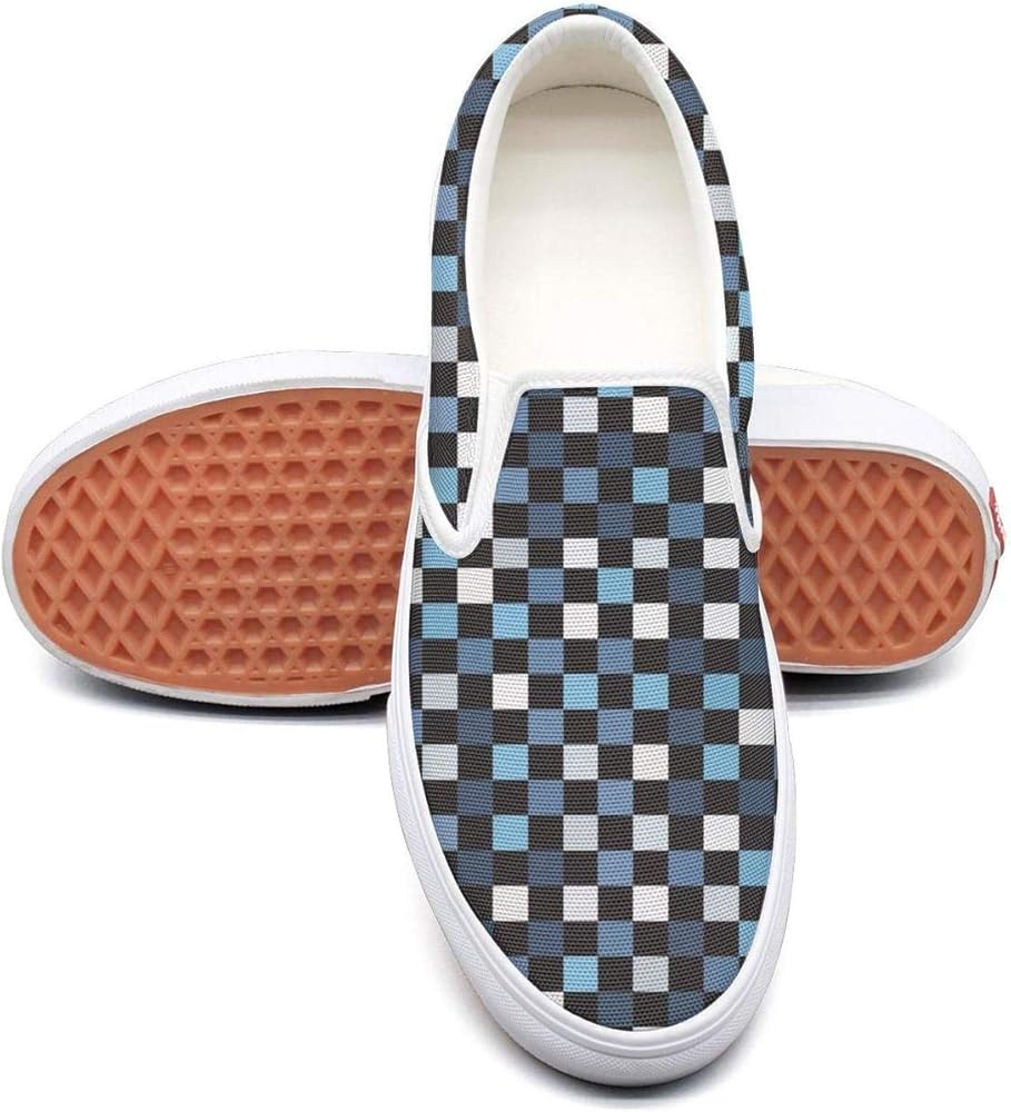 checkered tennis shoes