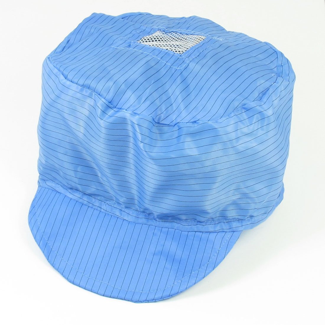 Sourcingmap Blue Excellent Staff Properties Anti-Static Hat Cap