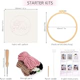 JSRQT Punch Needle Kit for Beginners Sloth Pattern Embroidery Starter Craft Set view 3