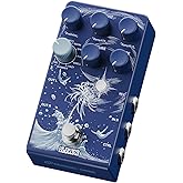 Klowra Limbo Reverb Guitar Effects Pedal | 9 Stereo Reverb Modes, Shimmer &amp; Tide Effects, Freeze &amp; Infinity, Ramp Modulation, Analog Dry Through