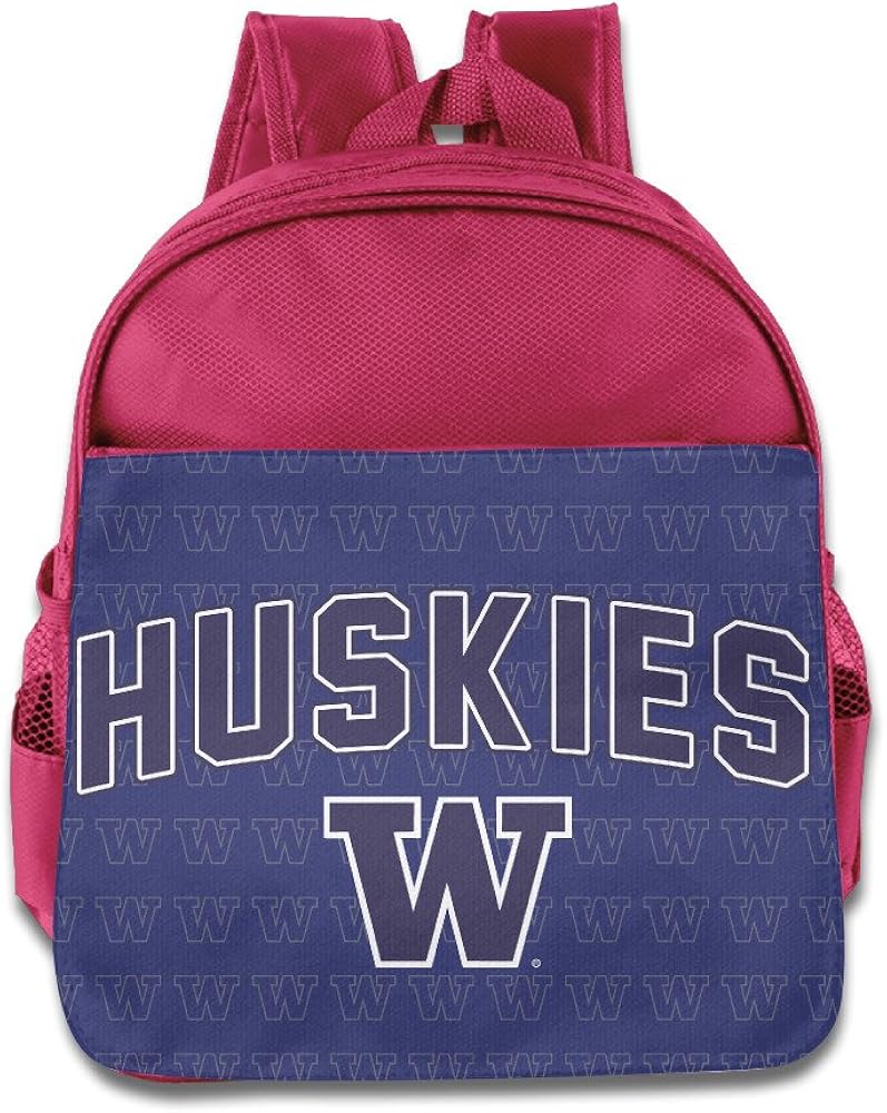 Washington Huskies Proud Mascot Kids School Backpack Bag
