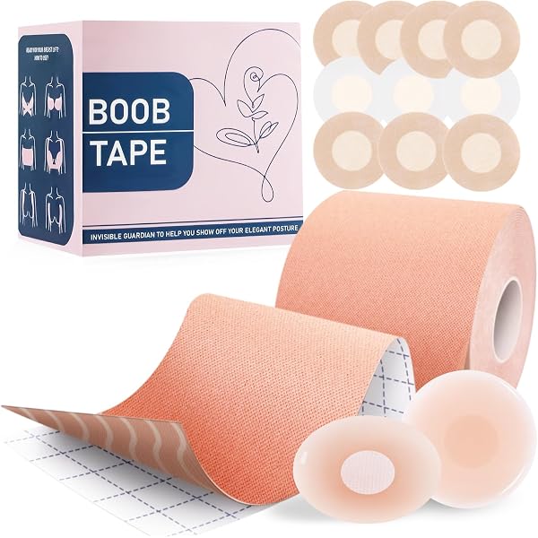 body tape for backless dresses Body Tape for Strapless Backless Dresses with Beige Toned Skin Covers Washable