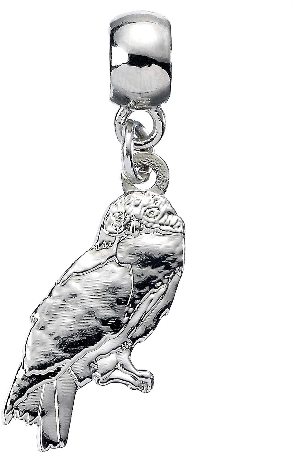 Harry Potter Hedwig the Owl Slider Charm HP0046, Silver, Small