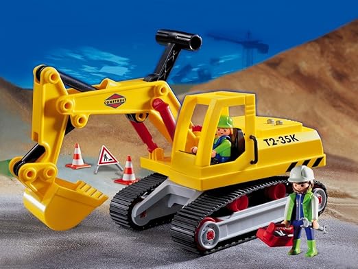 playmobil excavator