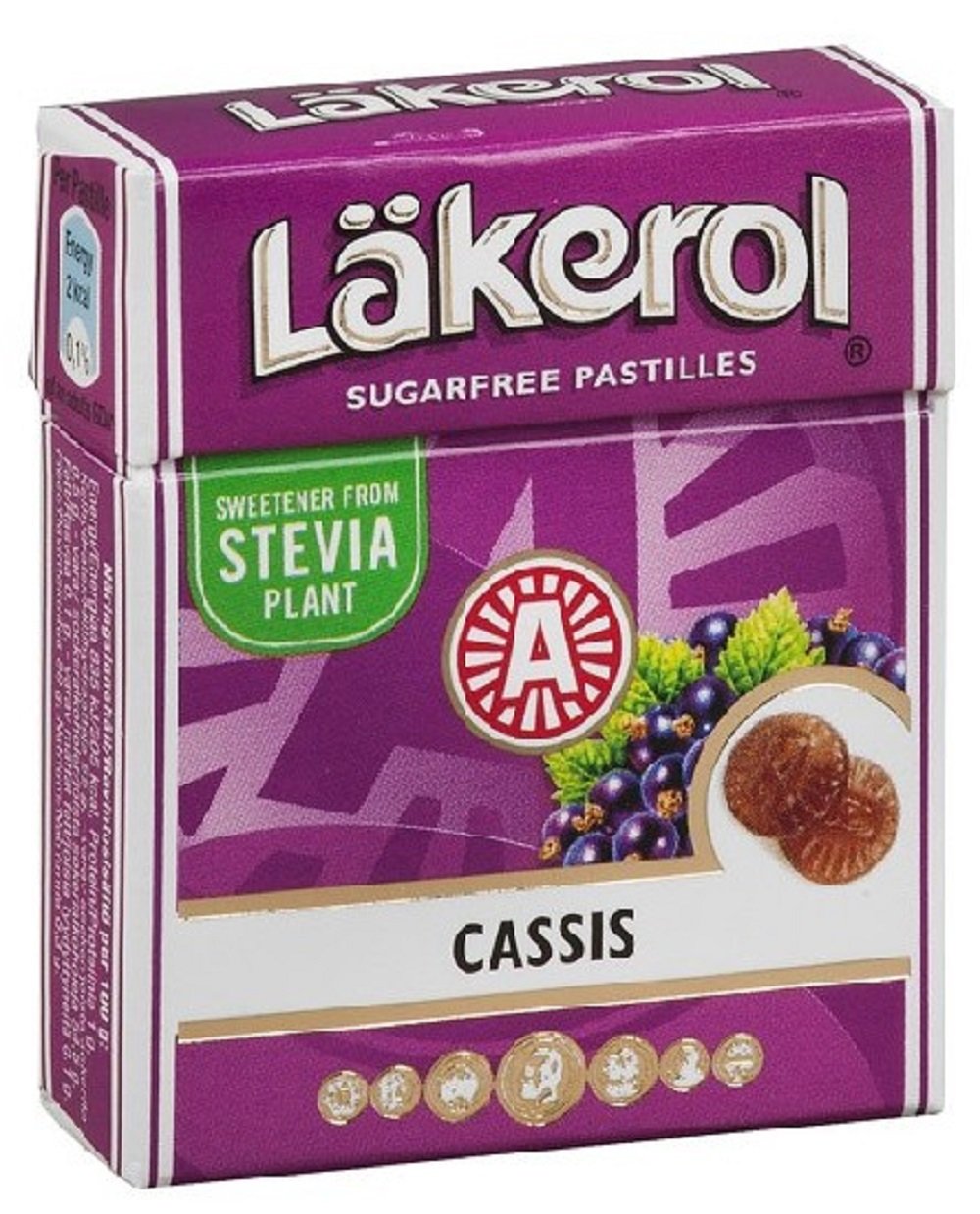 Läkerol Licorice Sugar Free Pastilles (4 Pack/Boxes