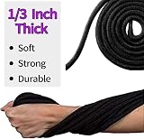 Lefute 2x 10M 8MM Black Cotton Rope Cord Multi-Purpose Craft Twine Thick Natural view 4