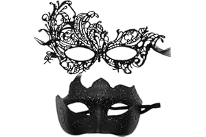 Couple masquerade mask, masquerade mask men， Venetian mask, thickened lace mask, Halloween, carnival, carnival mask.