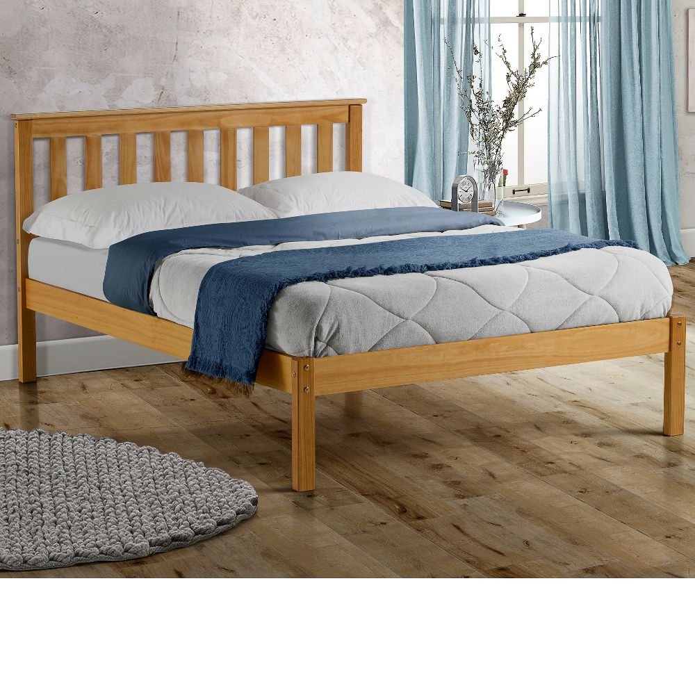 Happy Beds Denver 4 6 Double Size Classic Styled Antique Pine