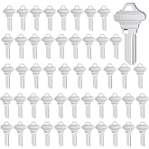 SC1 Key Blanks Pack of 50 Uncut Blank Keys for Home and Professional Use | Copper Structures Blank Keys Compatible with 5-Pin Locks