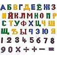 Russian Magnetic Alphabet for Kids, Russian Toys Learn Russian Letters Words, Russian Books for Kids, Toddler Magnets for Refrigerator Ages 3 & Up