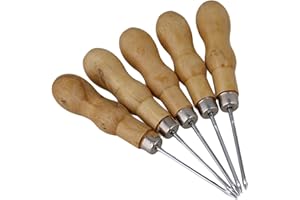 Bstinay 5X Handwork Sewing Awl Stitcher Shoe Repair Tool for Leather DIY Sewing Repair