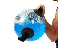 Aqua Ball - Water Bag Training Baseball, Adjustable Water Training Bag with Handle, Home Gym Workout Equipment, Aerobic Exerc