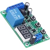 DC Current Detection Module Relay Switch Sensor Digital Display Motor Controller Digital Display with Error Calibration Function 12V
