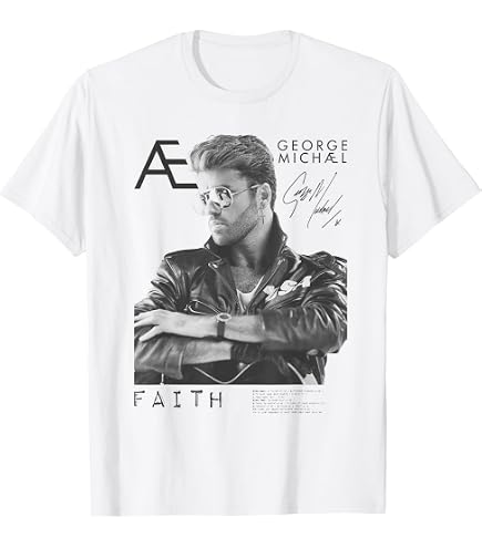 Amazon.com: George Michael Faith Tour T-Shirt : Clothing, Shoes