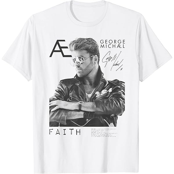 Amazon.com: George Michael Faith Tour T-Shirt : Clothing, Shoes