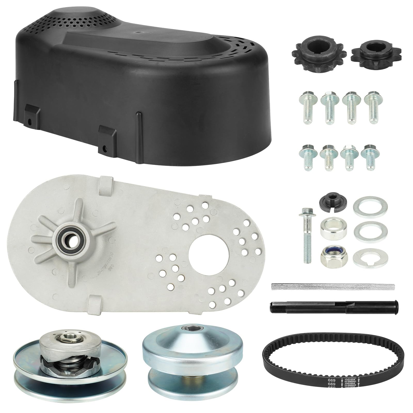 Photo 1 of 212CC 30 Series Torque Converter Kit 2-7HP Go Kart Clutch 3/4" 10T #40 41 420 & 12T #35 Chain for Manco Comet TAV2 30-75 Engine 218353A 219456A