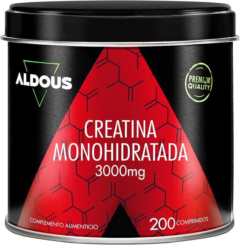 Creatina Monohidratada 3000 mg - 200 comprimidos - Creatina monohidrato