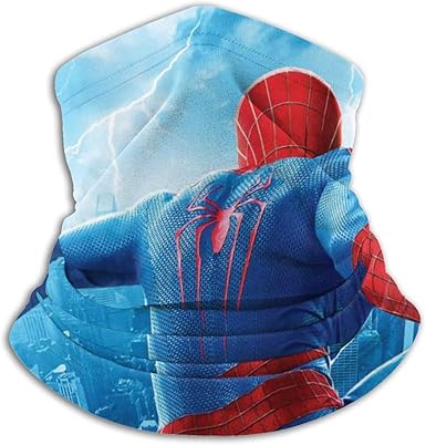 2014 The Amazing Spider Man Neck warmer gaiter fleece ski winter storm
