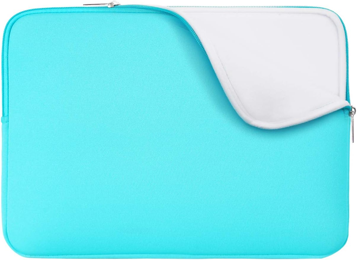 RAINYEAR 15 Inch Laptop Sleeve 15" Protective Soft Case Padded Cover Carrying Computer Bag Compatible with New 15.4 MacBook Pro Specially for Model A1938 A1707 A1990(Blue,Upgraded Version)