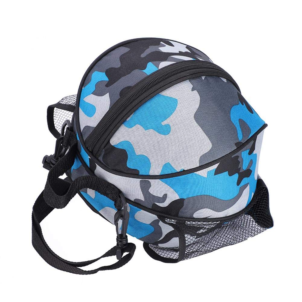 Alomejor Basketball Bag Soccer Ball Football Volleyball Softball Sports Carrier Holder with Single Shoulder Strap Design(Blue)