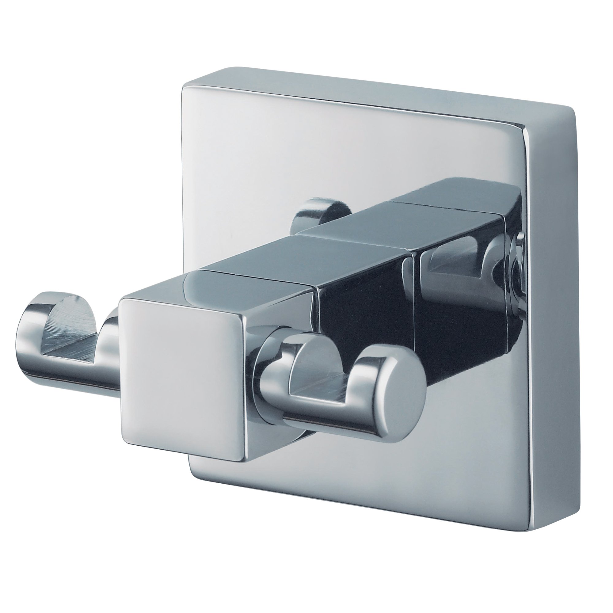 Haceka Mezzo 1123419 Stainless Steel and Zinc Alloy Double Hook, Silver