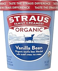 Straus Family Creamery Organic Vanilla Bean Ice Cream, 32oz