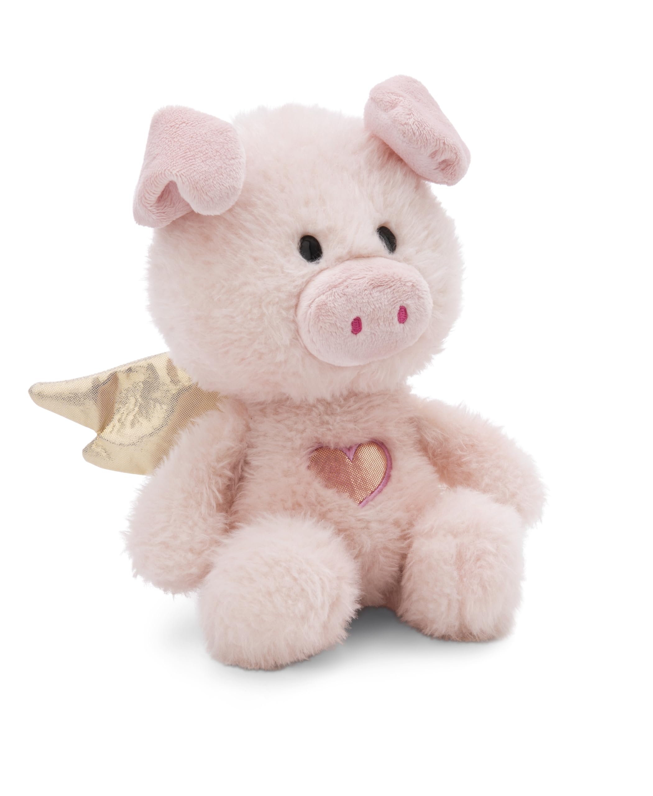 NICI Kuscheltier Schutzengel Schwein La La Piggie 28cm in Geschenkbox - rosa - Weiches Plüschtier – niedliches Stofftier zum Kuscheln & Spielen – tolle Geschenkidee für Kinder & Erwachsene - 61451