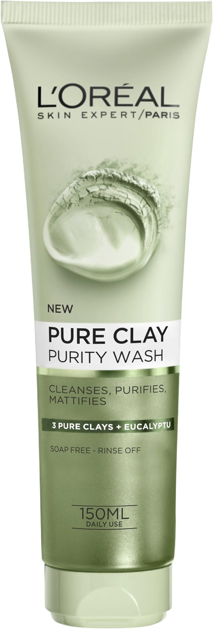 L'Oréal Pure Clay Green Face Wash, 150ml Amazon.co.uk Prime Pantry