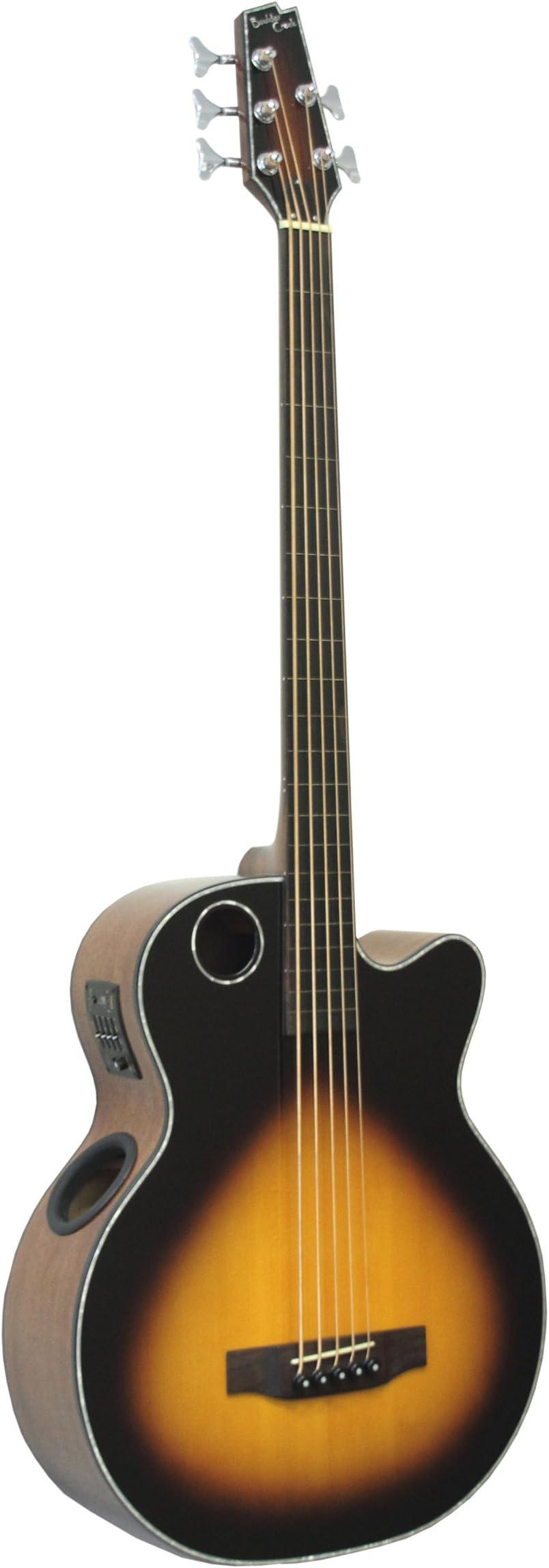 Boulder Creek Guitars EBR1-TB5FE 5-Strings Acoustic-Electric Guitar, Tobacco Sunburst Finish