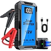8000A Car Battery Jump Starter Box with Jumper Cables, 12V Car Jump Starter Portable (All Gas,up to 10.0L Diesel) Portable Lithium Jump Box Rechargeable, Reverse Polarity Protection