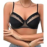 Avidlove Women's Underwire Bra Push Up Ultra Light Non-Padded Everyday Lingerie Bralettes