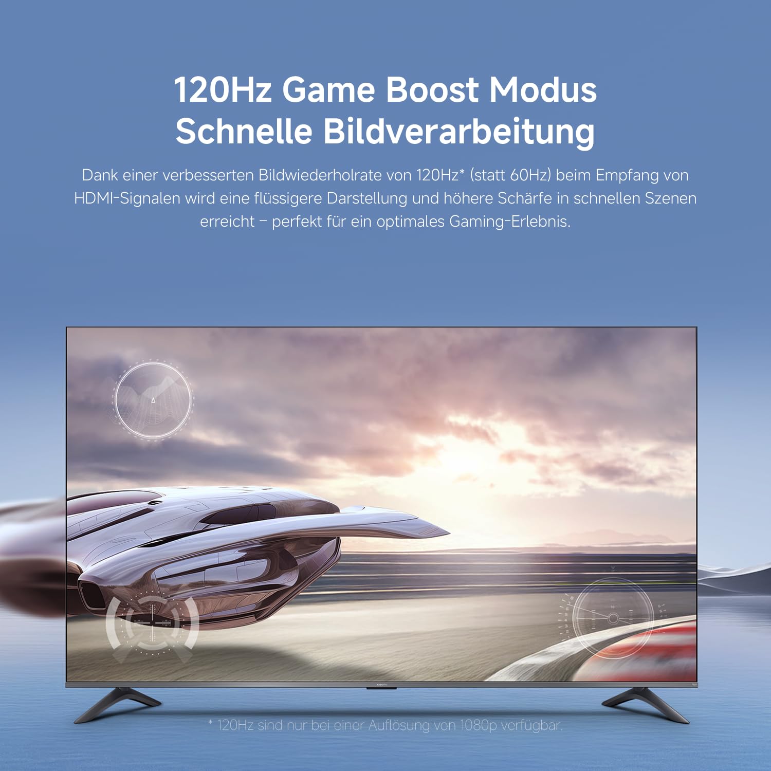 Xiaomi TV F Pro 75(190 cm), 4K UHD QLED, Smart TV, Fire OS8, Triple Tuner DVB-C/S/S2/T/T2,HDR10+, 60Hz mit 120Hz Game Boost Mode,MEMC,Sprachsteuerung mit Alexa,2GB+32GB,Kompatibel mit Apple AirPlay 7