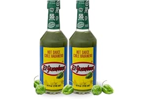 EL YUCATECO Green Hot Sauce, Bold flavor with real Green Sauce Chile Habanero, authentic Mexican salsa, perfect for tacos and marinades, Super spicy condiment, 2-Pack | 8 fl oz