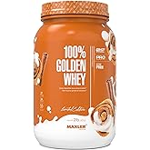Maxler 100% Golden Whey Protein - 24g of Protein per Serving - Whey Protein Powder for Pre Post Workout - Fast-Absorbing Whey Concentrate, Isolate & Hydrolysate Blend - Cinnamon Bun 2 lb