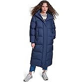 Champion Womens Extra Long Quilted Puffer Jacket With Hood