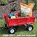 Sunnydaze Utility Cart Liner - Includes Liner ONLY