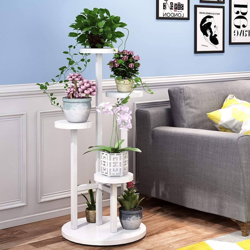 Soporte de Flores Sala de Estar Dormitorio Hierro Forjado Balcón ...