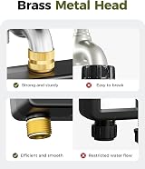 Diivoo 2 Zone Water Timer for Garden Hose Brass Inlet & Outlet IP67 view 3