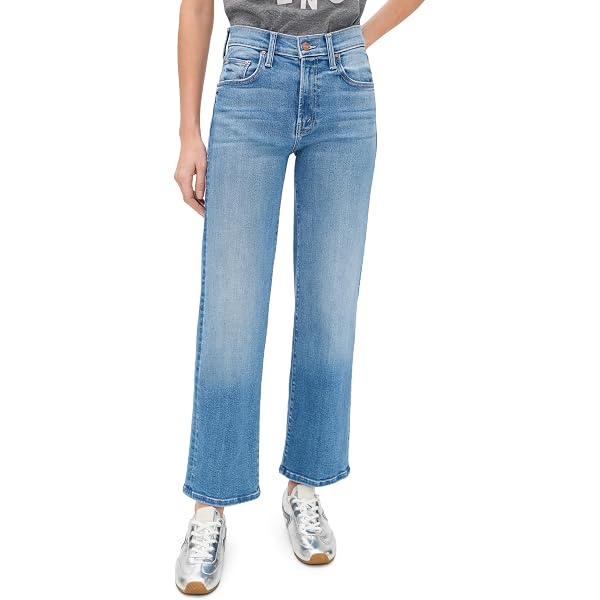 Mother Women's Petite The Lil Mid Rise Rambler Zip Ankle Jeans