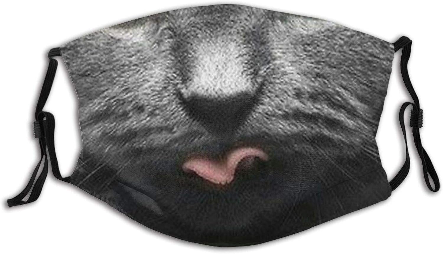 Kitty Mouth Cat MouthFace Mask Balaclava, Washable&Reusable with 2 Pcs
