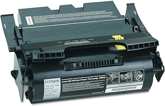 Amazon.com: Lexmark 64004HA High Yield Black Toner Cartridge RETURN PROGRAM CART FOR LABELS ...