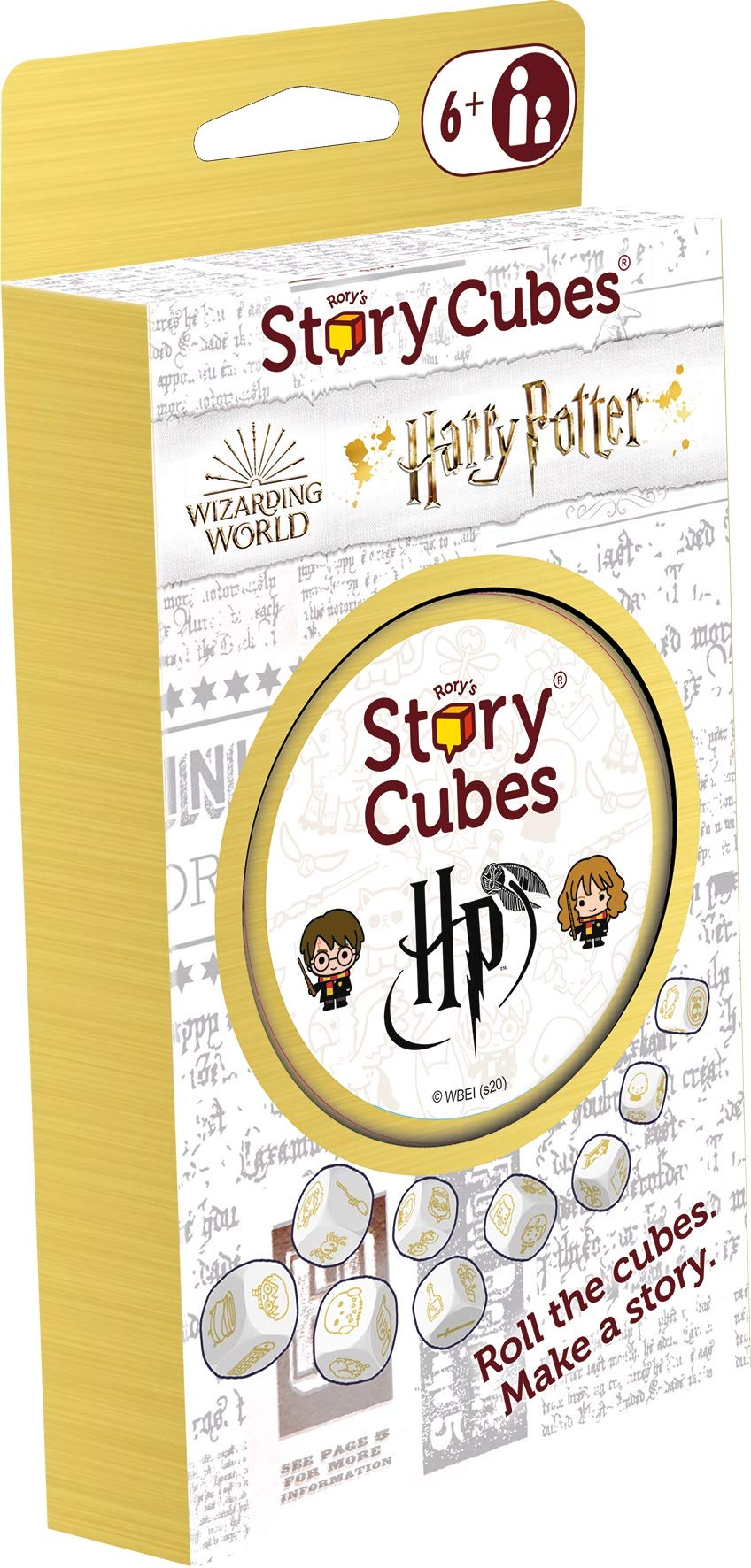 Asmodee | Rory's Story Cubes Harry Potter | Dice Game | Ages 6+ | 1+ Players | 10+ Minutes Playing Time