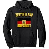 Deutschland (Vintage) - German Flag Pullover Hoodie