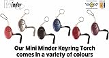 Minder 140db Police Approved Mini Alarm with Torch Keyring Red view 3