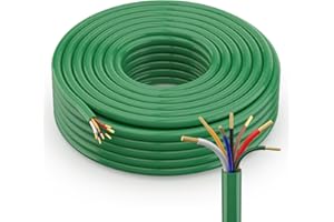 OTOMO 25FT 7 Way 10/2 12/1 14/4 AWG Trailer Wire -20°C to +105°C Heavy Duty Extension, Multi Gauge RV Standard 7 Pin CCA Conductor Color-Coded Cable for 5th Wheel Trailer RV Truck Camper Tow Hitch