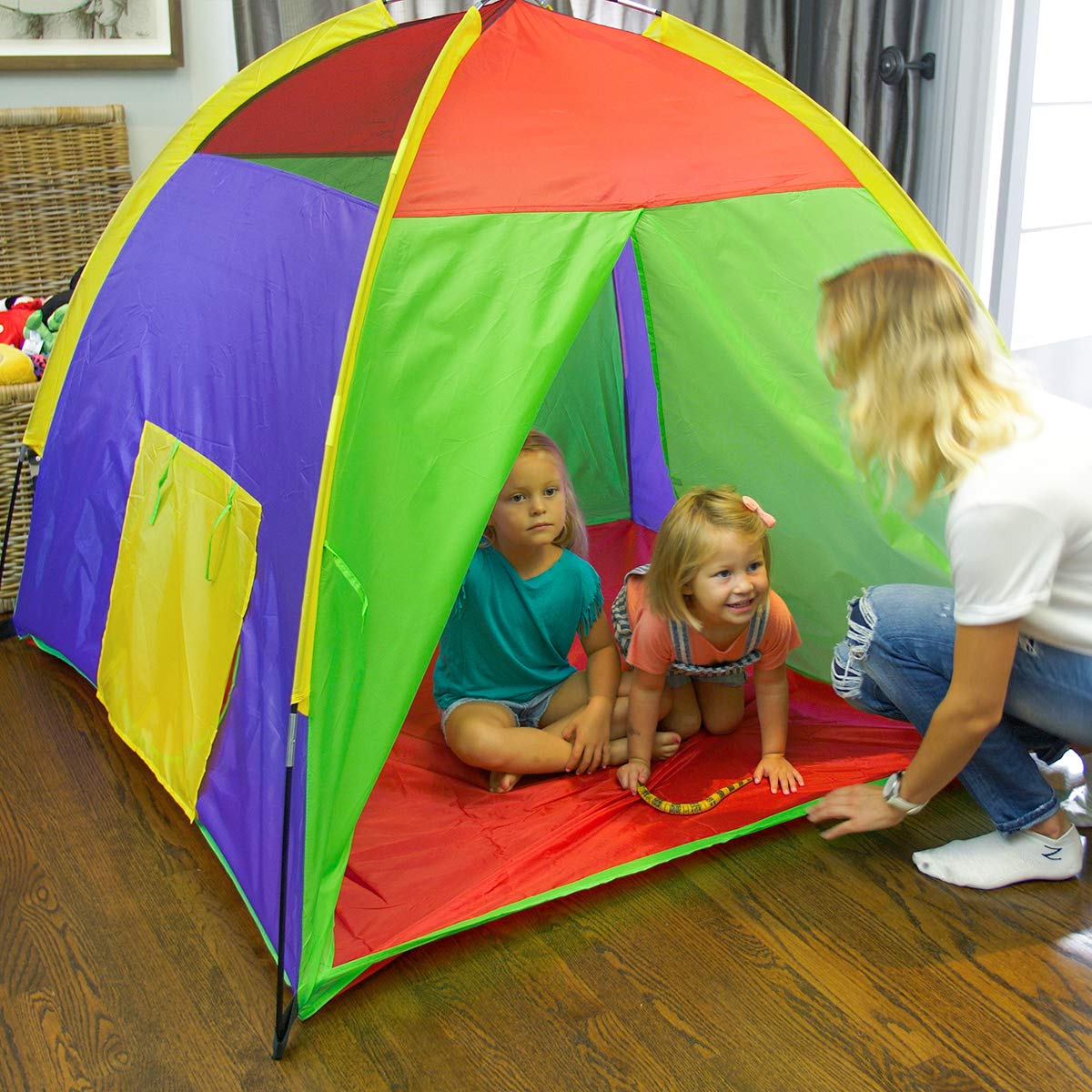 Alvantor Kids Tents Indoor Children Play Tents For Toddler Tents For Kids Pop Up Tent Boys Girls Toys Indoor Outdoor Play Houses Giant Party 58”x58