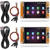 ESP32 Touchscreen 2.8inch TFT LCD Display ILI9341 Resistive Touch Module ESP32-2432S028R Bluetooth WiFi Dual Core Development Board 240 * 320 for Arduino (2pcs)