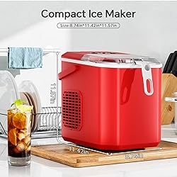 Crzoe Ice Makers Countertop, Ice Machine with