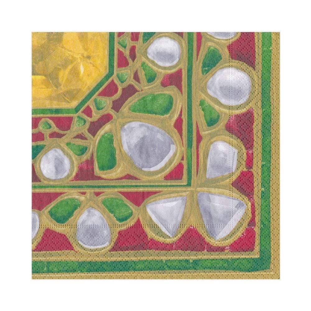 Caspari Bejeweled Paper Luncheon Napkins, 20 Per Package
