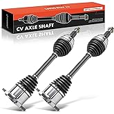 A-Premium Pair (2) Front CV Axle Shaft Assembly Compatible with Chevy Silverado 1500 07-20 Tahoe Suburban, GMC Sierra 1500 07-20 Yukon, Cadillac Escalade 07-20, 4x4 models, Driver and Passenger side